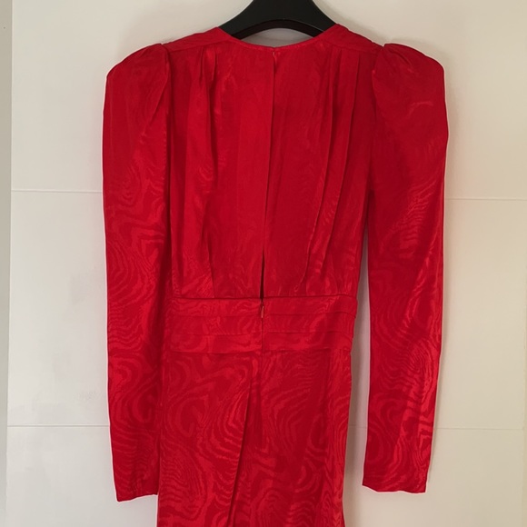 Ronny Kobo LILIAN ZEBRA MOIRÉ MINI DRESS - Picture 12 of 13